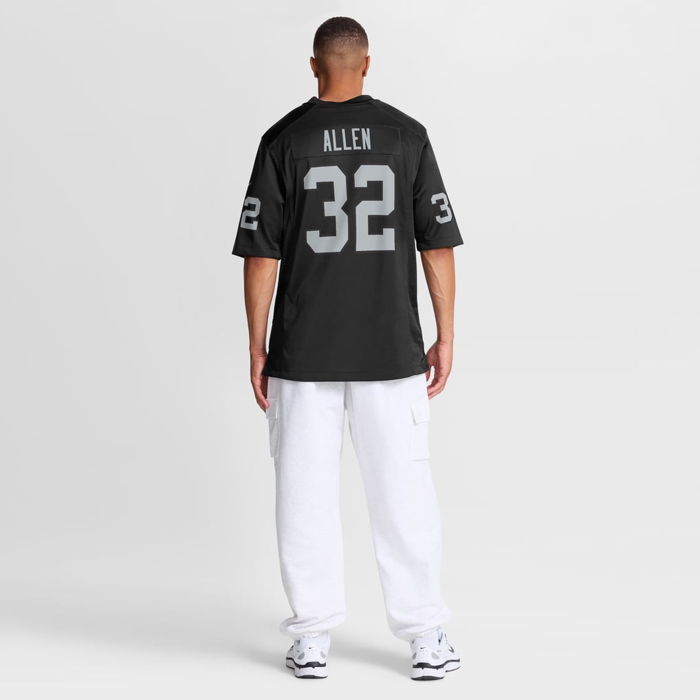 Men's Las Vegas Raiders Marcus Allen Black Game Retired Player Jersey