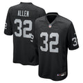 Men's Las Vegas Raiders Marcus Allen Black Game Retired Player Jersey