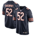 Men's Chicago Bears Marcus Davenport Navy Team Game Jersey