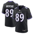Men's Baltimore Ravens Mark Andrews Black Alternate Game Jersey