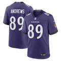 Men's Baltimore Ravens Mark Andrews Purple Team Game Jersey