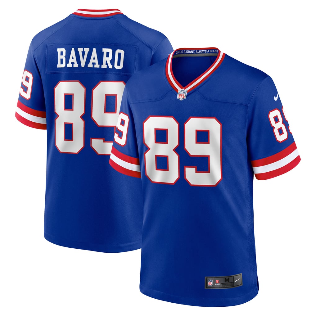 Men's New York Giants Mark Bavaro Royal Retired Player Alternate Game Jersey