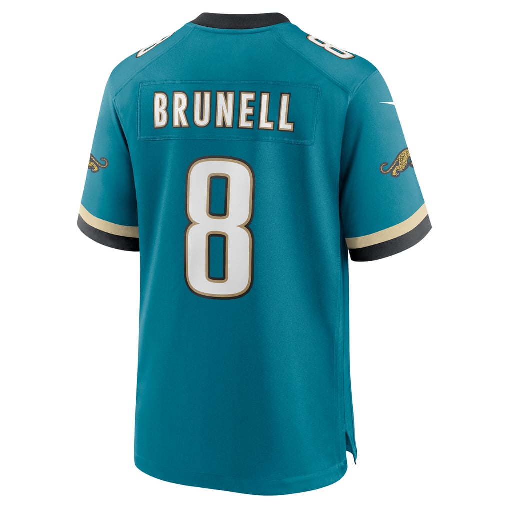 Men's Jacksonville Jaguars Mark Brunell Teal Retired Player Alternate Game Jersey