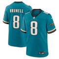 Men's Jacksonville Jaguars Mark Brunell Teal Retired Player Alternate Game Jersey