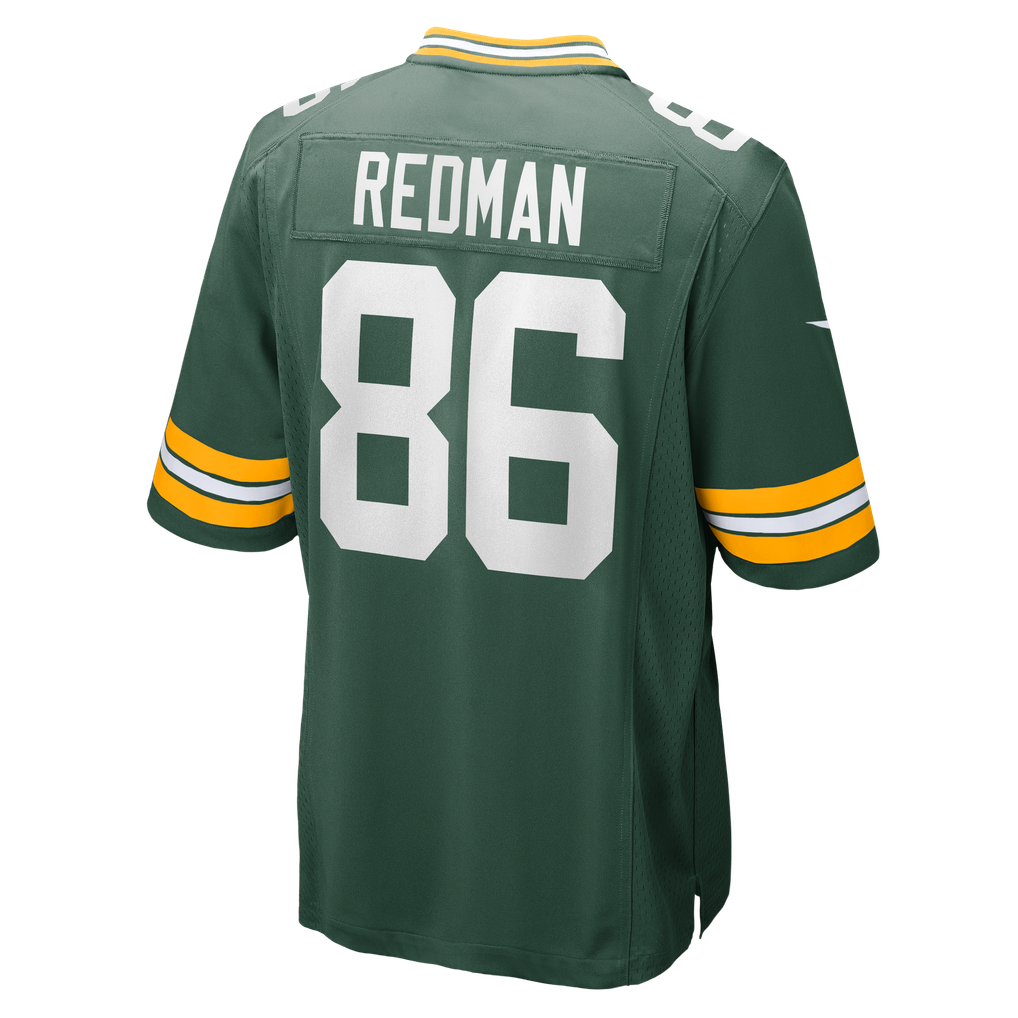 Men's Green Bay Packers Mark Redman Green Team Game Jersey