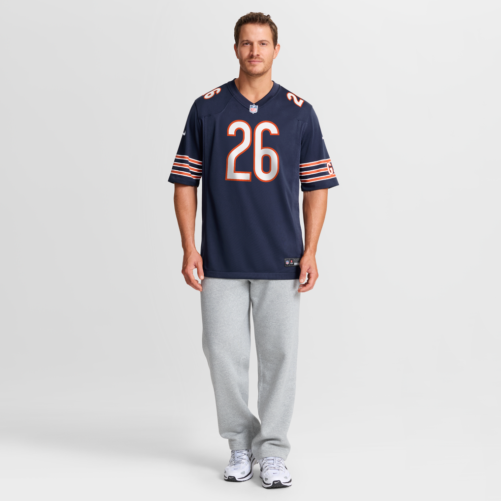 Men's Chicago Bears Marlen Sewell Navy Team Game Jersey