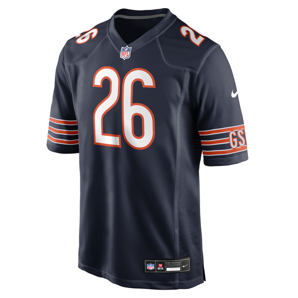 Men's Chicago Bears Marlen Sewell Navy Team Game Jersey