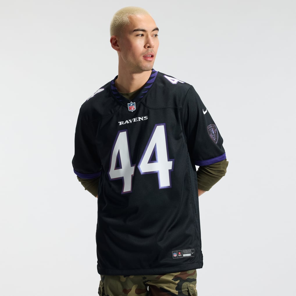 Men's Baltimore Ravens Marlon Humphrey Black Alternate Game Jersey