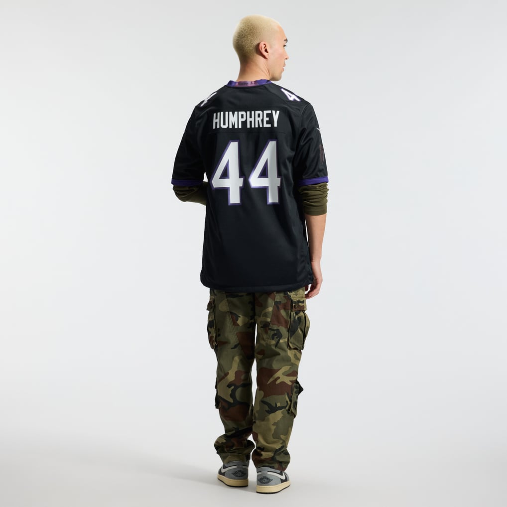 Men's Baltimore Ravens Marlon Humphrey Black Alternate Game Jersey