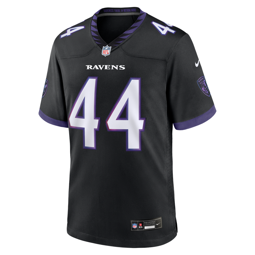 Men's Baltimore Ravens Marlon Humphrey Black Alternate Game Jersey
