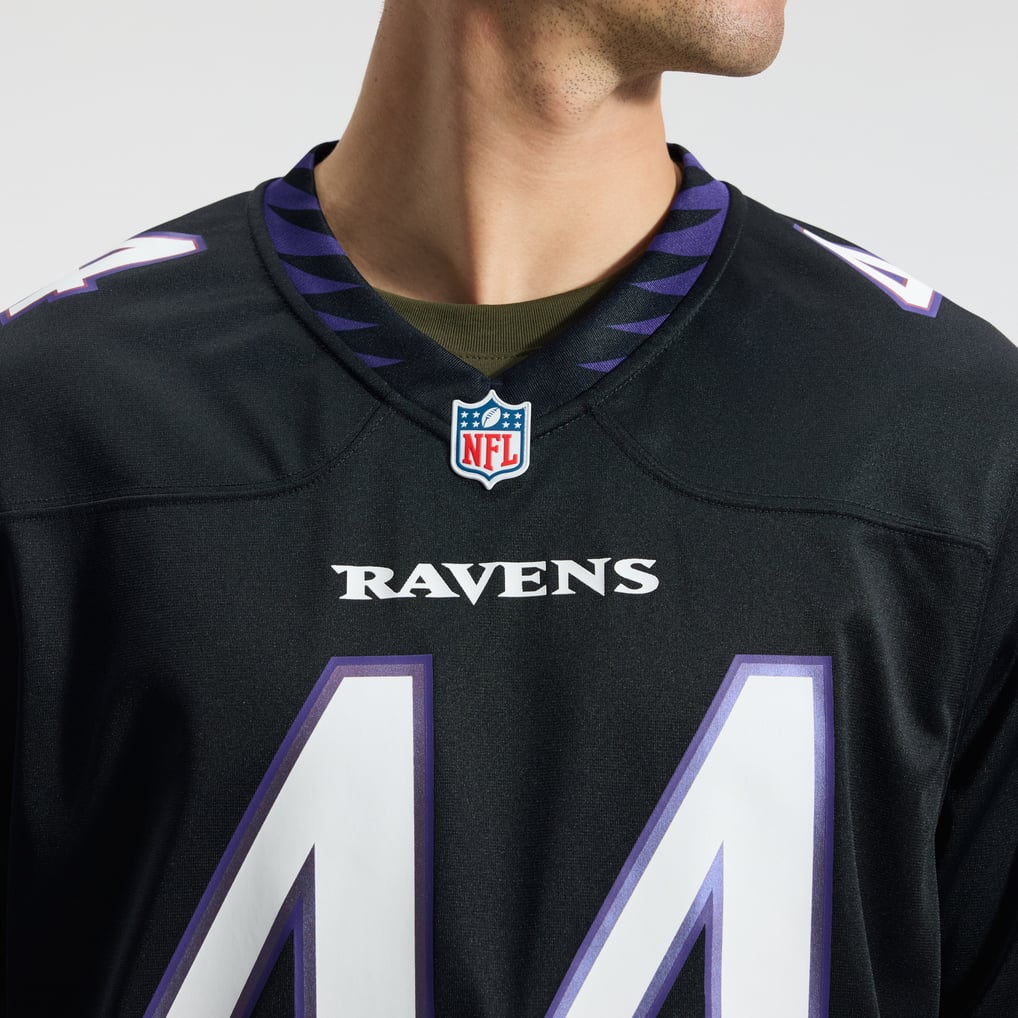 Men's Baltimore Ravens Marlon Humphrey Black Alternate Game Jersey