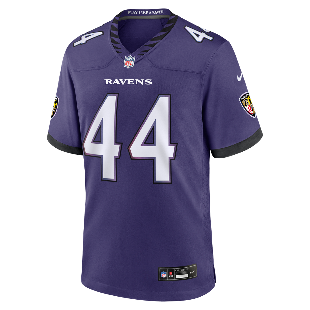 Men's Baltimore Ravens Marlon Humphrey Purple Team Game Jersey