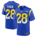 Men's Los Angeles Rams Marshall Faulk Royal Game Retired Player Jersey