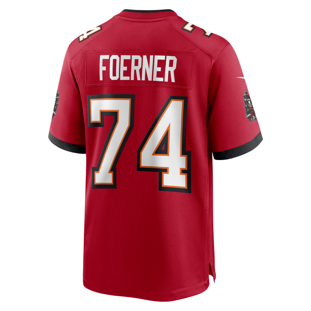 Men's Tampa Bay Buccaneers Marshall Foerner Red Team Game Jersey