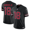 Men's Arizona Cardinals Marvin Harrison Jr. Black Alternate Vapor F.U.S.E. Stitched Limited Jersey