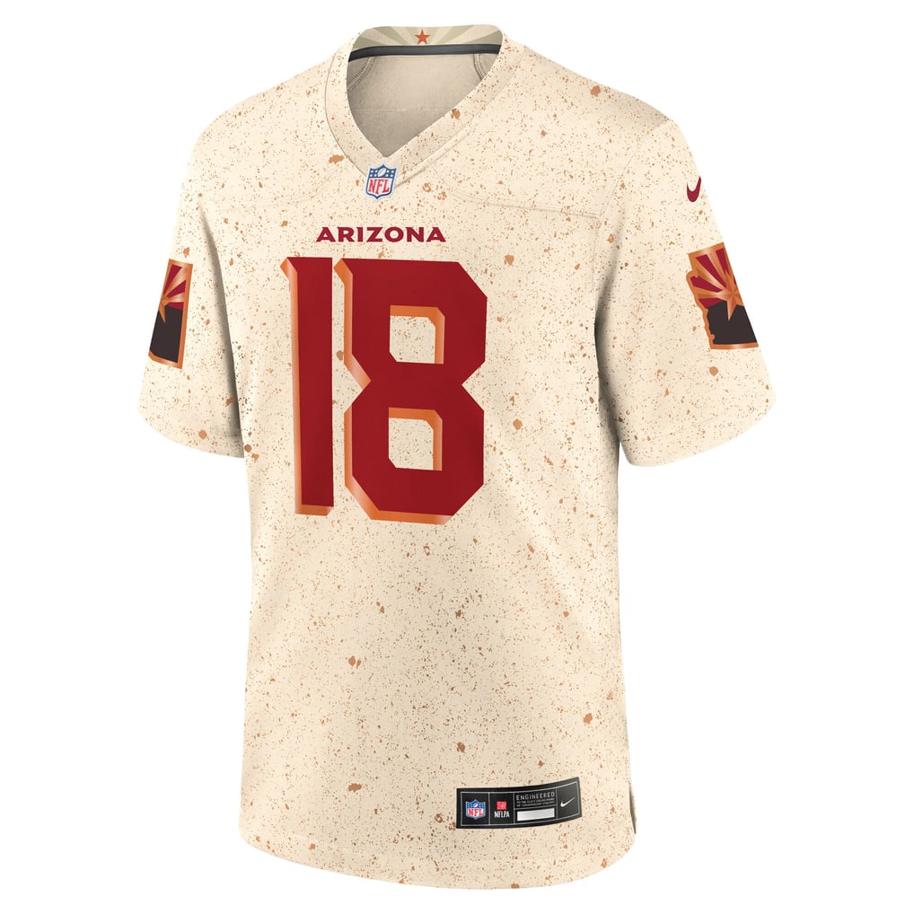 Men's Arizona Cardinals Marvin Harrison Jr. Natural Rivalries Collection Game Jersey