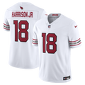 Men's Arizona Cardinals Marvin Harrison Jr. White Vapor F.U.S.E. Stitched Limited Jersey