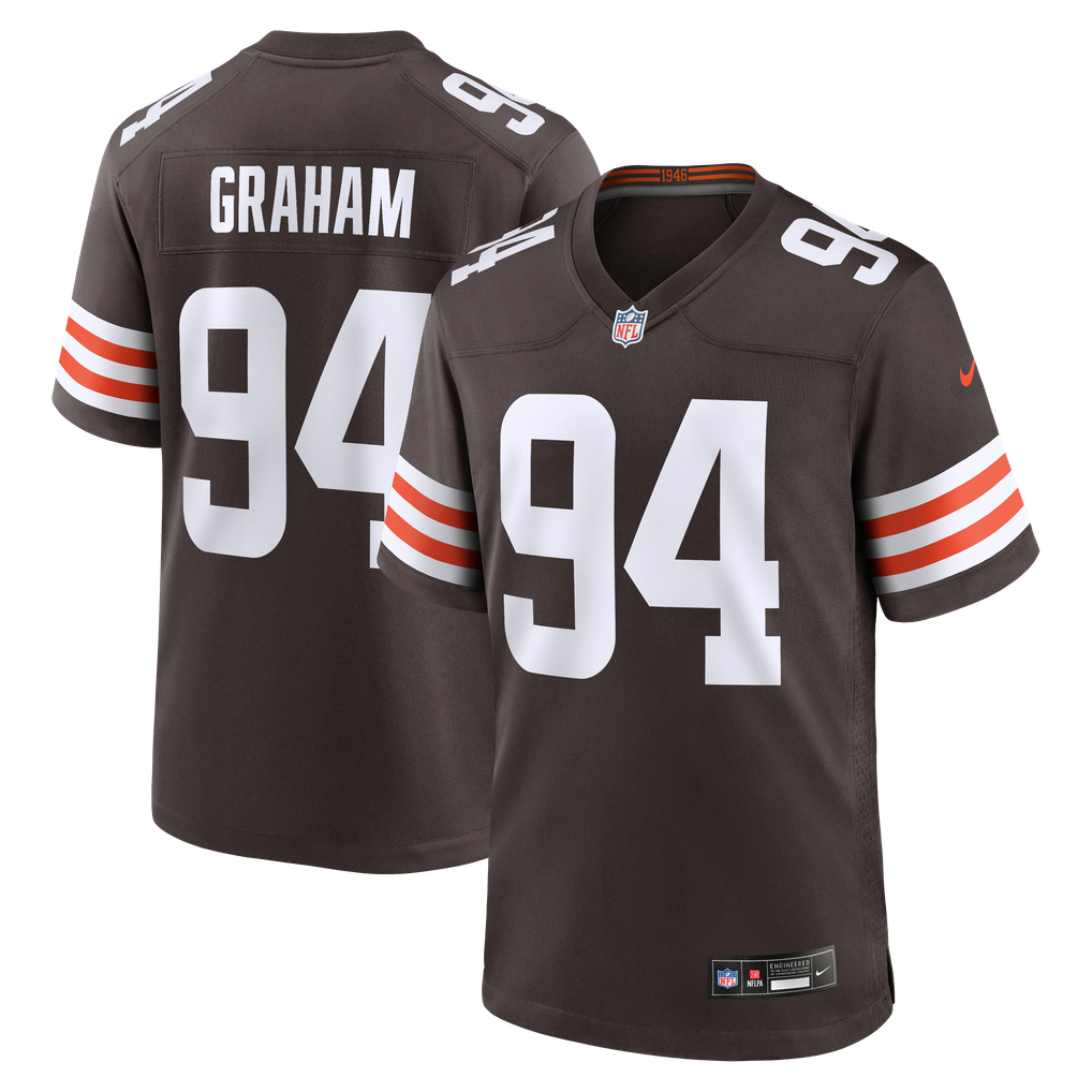 Men's Cleveland Browns Mason Graham Brown Game Jersey
