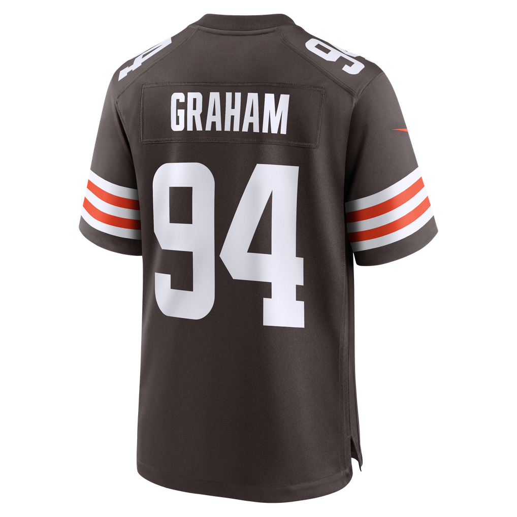 Men's Cleveland Browns Mason Graham Brown Game Jersey