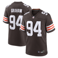 Men's Cleveland Browns Mason Graham Brown Game Jersey