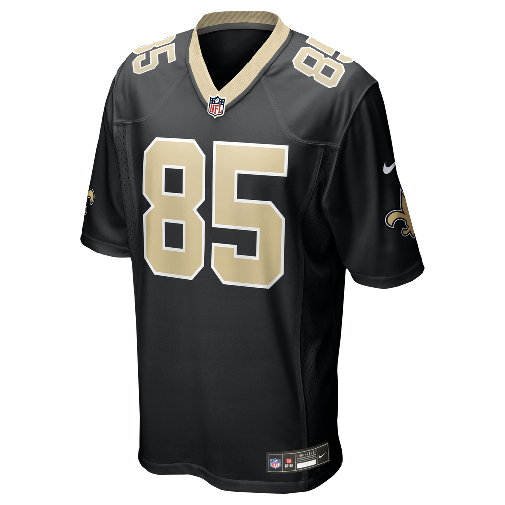 Men's New Orleans Saints Mason Pline Black Team Game Jersey