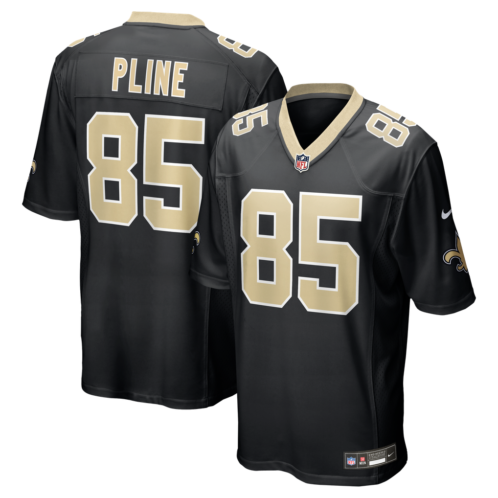 Men's New Orleans Saints Mason Pline Black Team Game Jersey