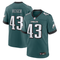 Men's Philadelphia Eagles Mason Reiger Midnight Green Team Game Jersey