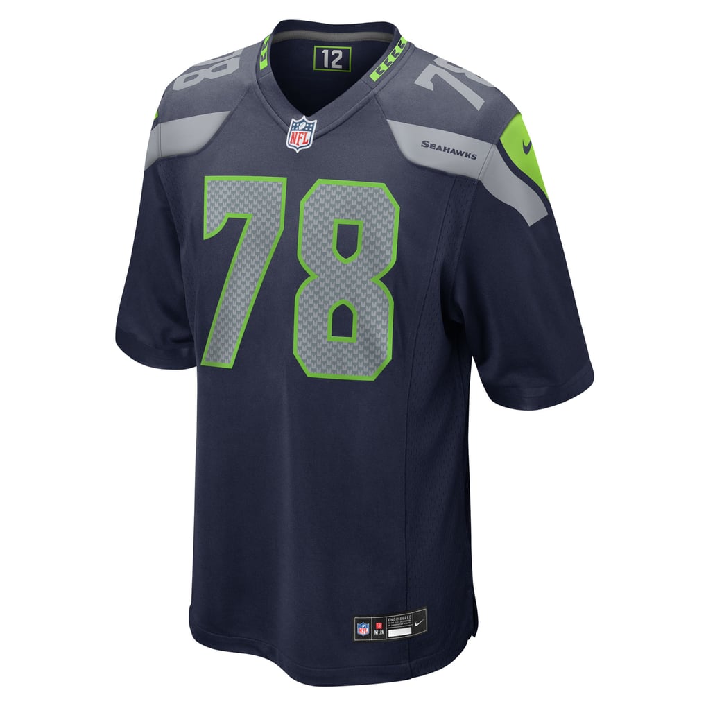 Men's Seattle Seahawks Mason Richman College Navy Team Game Jersey