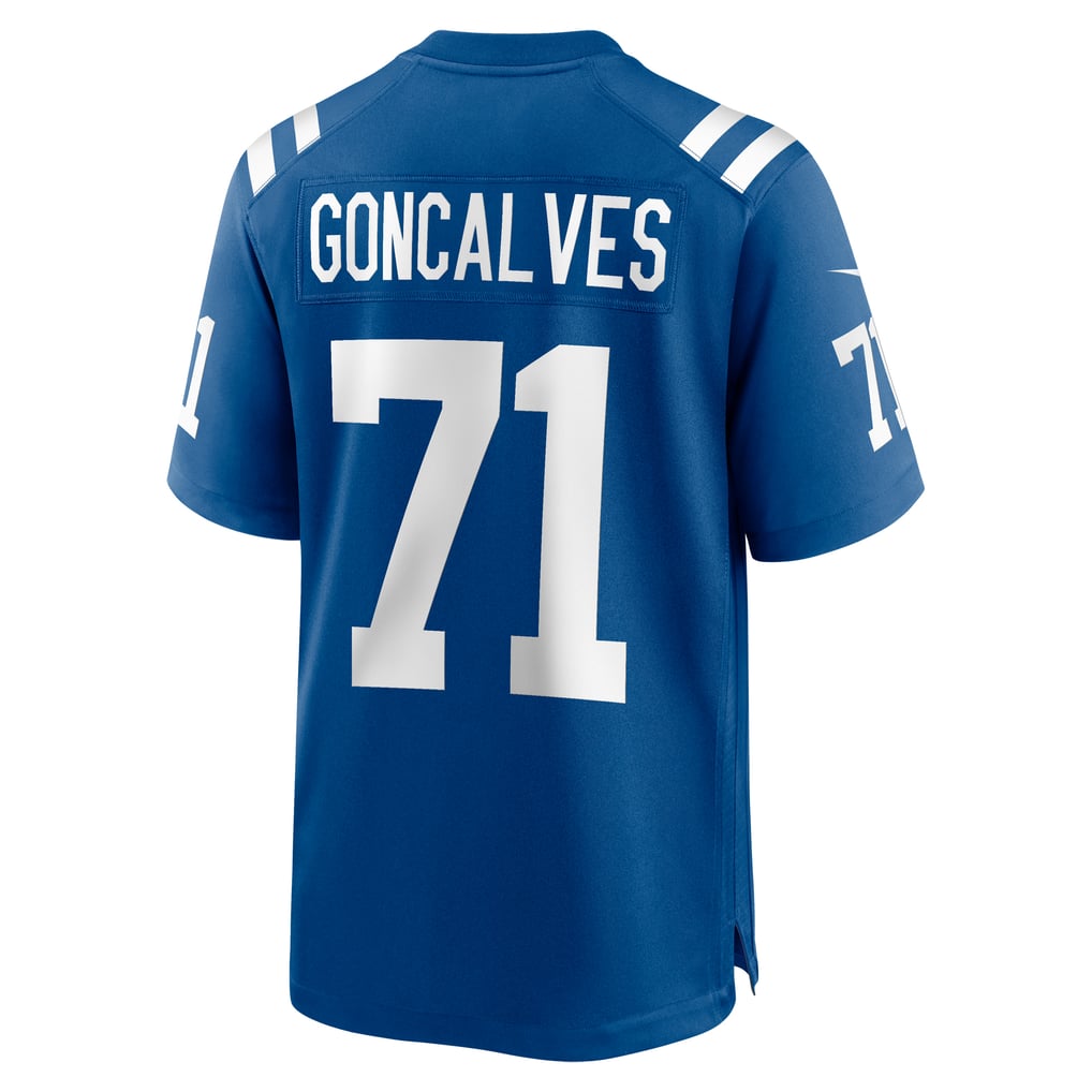 Men's Indianapolis Colts Matt Goncalves Royal Game Jersey