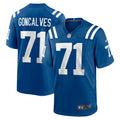 Men's Indianapolis Colts Matt Goncalves Royal Game Jersey