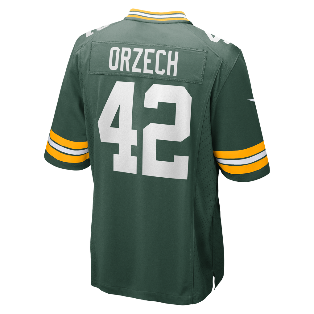 Men's Green Bay Packers Matt Orzech Green Game Jersey