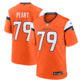 Men's Denver Broncos Matt Peart Orange Team Game Jersey