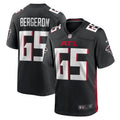 Men's Atlanta Falcons Matthew Bergeron Black Team Game Jersey