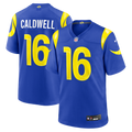 Men's Los Angeles Rams Matthew Caldwell Royal Team Game Jersey