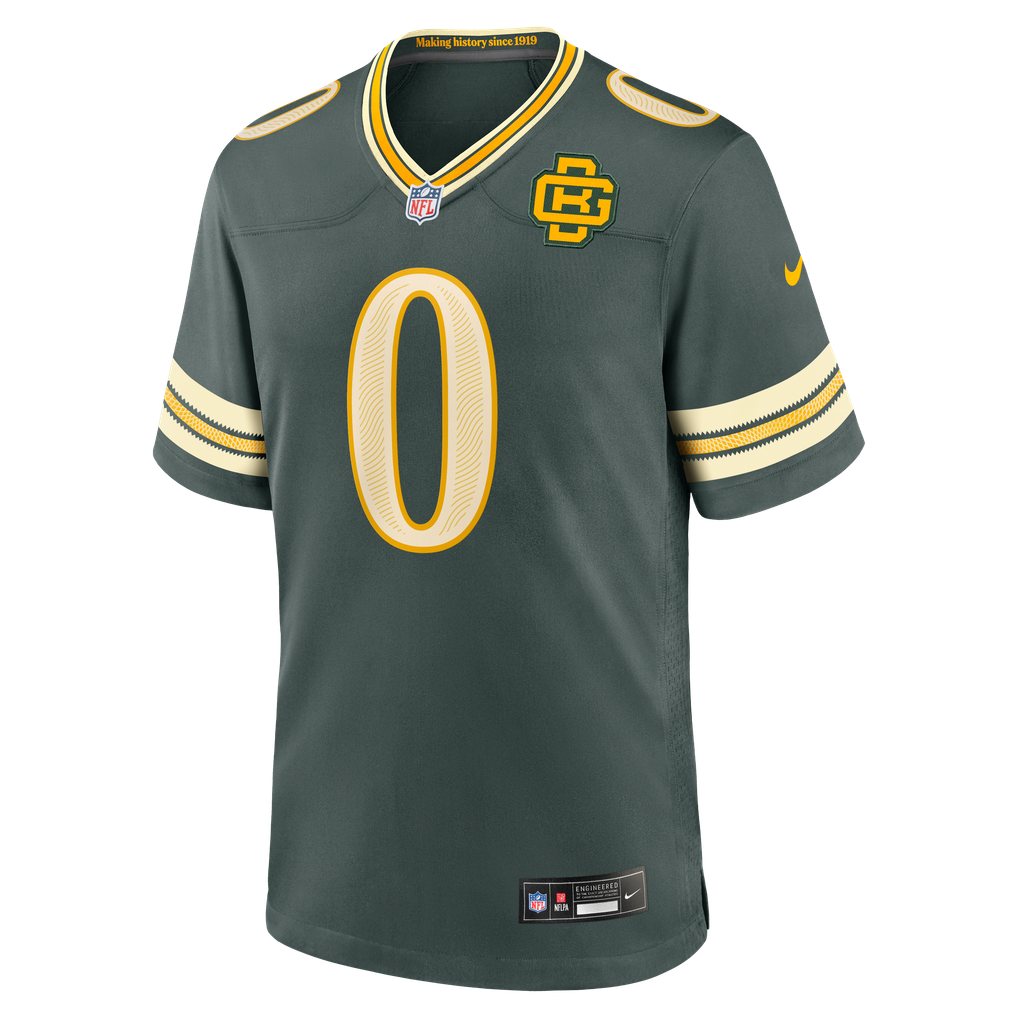 Men's Green Bay Packers Matthew Golden Green 2026 Rivalries Collection Game Jersey
