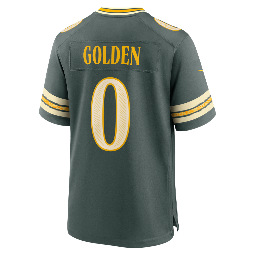 Men's Green Bay Packers Matthew Golden Green 2026 Rivalries Collection Game Jersey