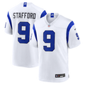 Men's Los Angeles Rams Matthew Stafford Fearsome White Game Jersey