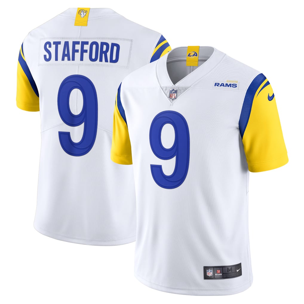 Men's Los Angeles Rams Matthew Stafford White Alternate Vapor Limited Jersey