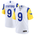 Men's Los Angeles Rams Matthew Stafford White Game Player Jersey