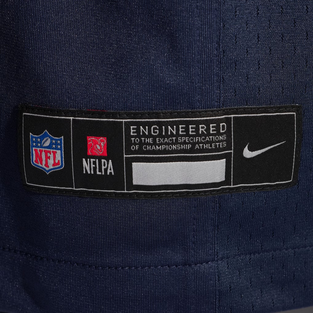 Men's Chicago Bears Maurice Alexander Navy Team Game Jersey