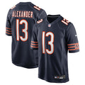 Men's Chicago Bears Maurice Alexander Navy Team Game Jersey