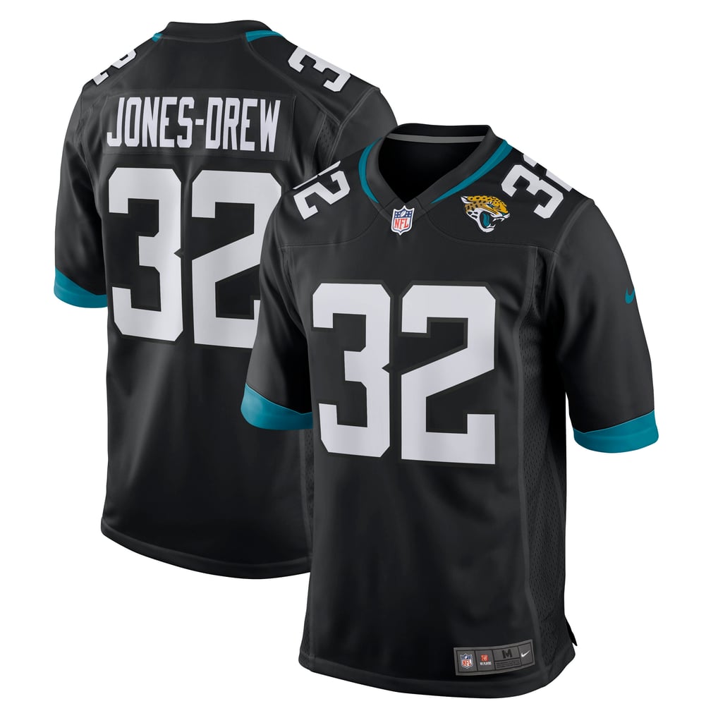 Men's Jacksonville Jaguars Maurice Jones-Drew Black Retired Player Alternate Game Jersey