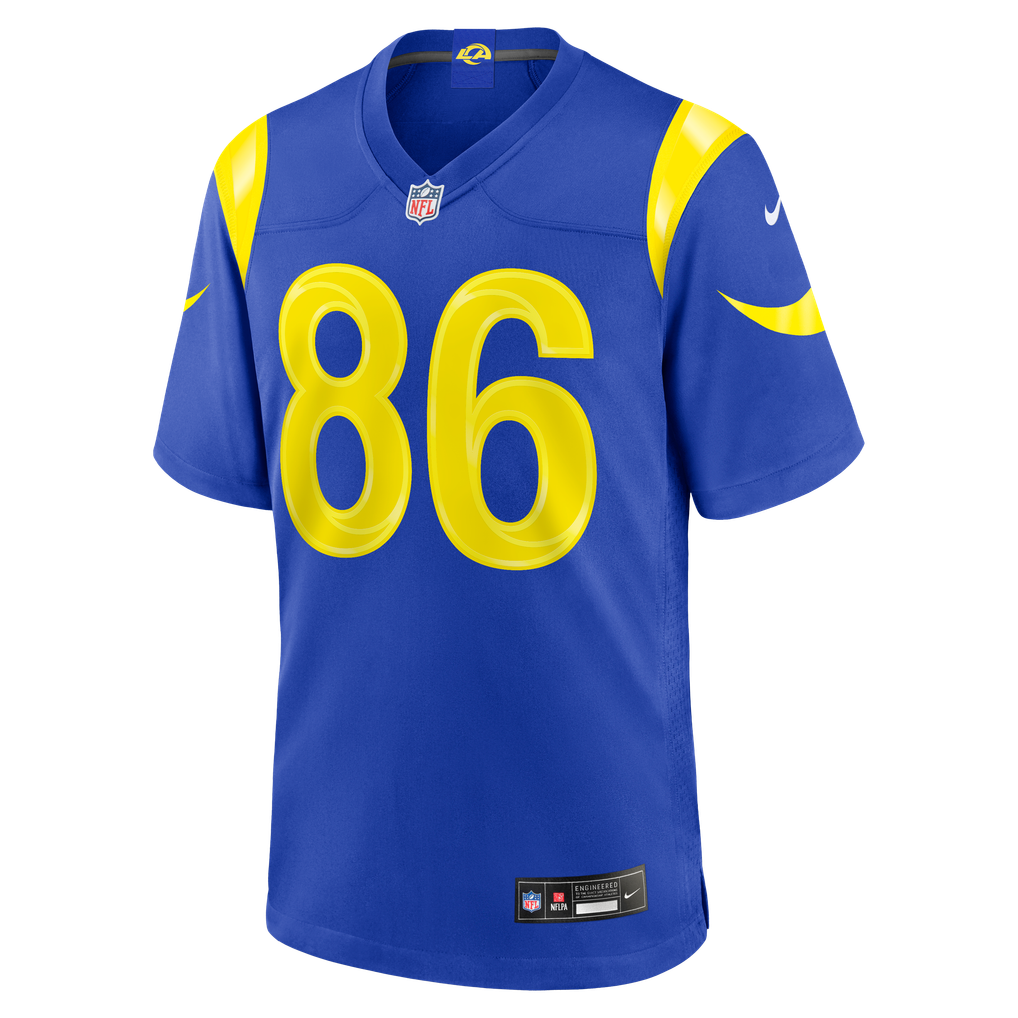 Men's Los Angeles Rams Max Klare Royal Team Game Jersey