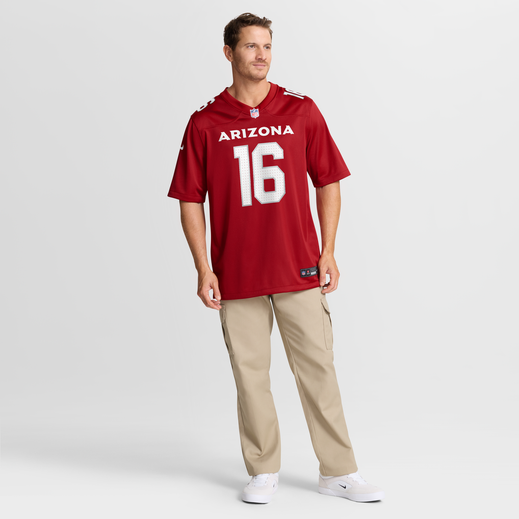 Men's Arizona Cardinals Max Melton Cardinal Team Game Jersey