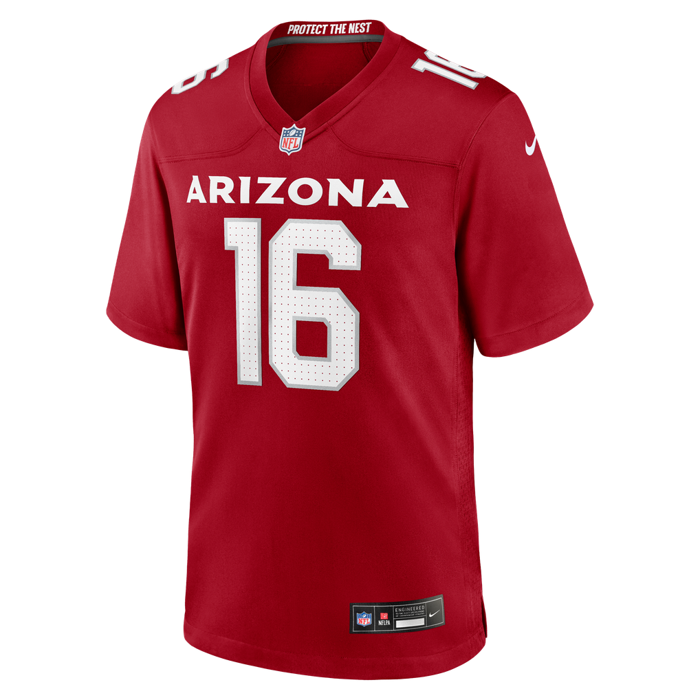 Men's Arizona Cardinals Max Melton Cardinal Team Game Jersey