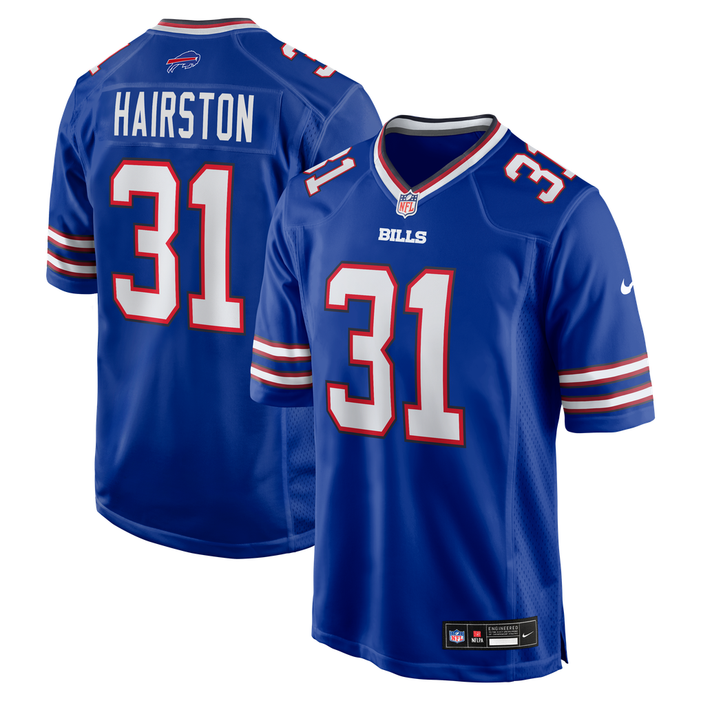 Men's Buffalo Bills Maxwell Hairston Royal Game Player Jersey