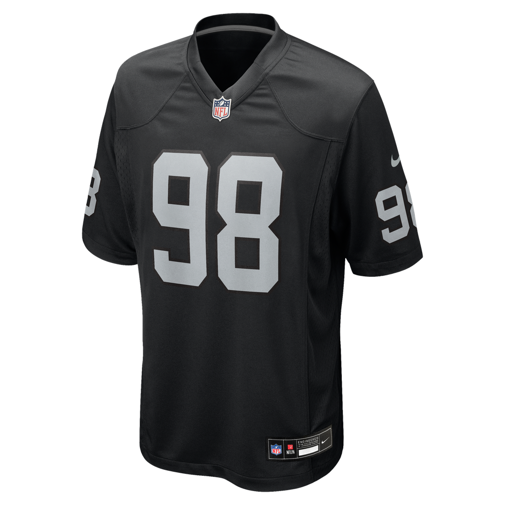 Men's Las Vegas Raiders Maxx Crosby Black Game Jersey