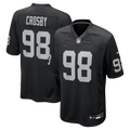 Men's Las Vegas Raiders Maxx Crosby Black Game Jersey