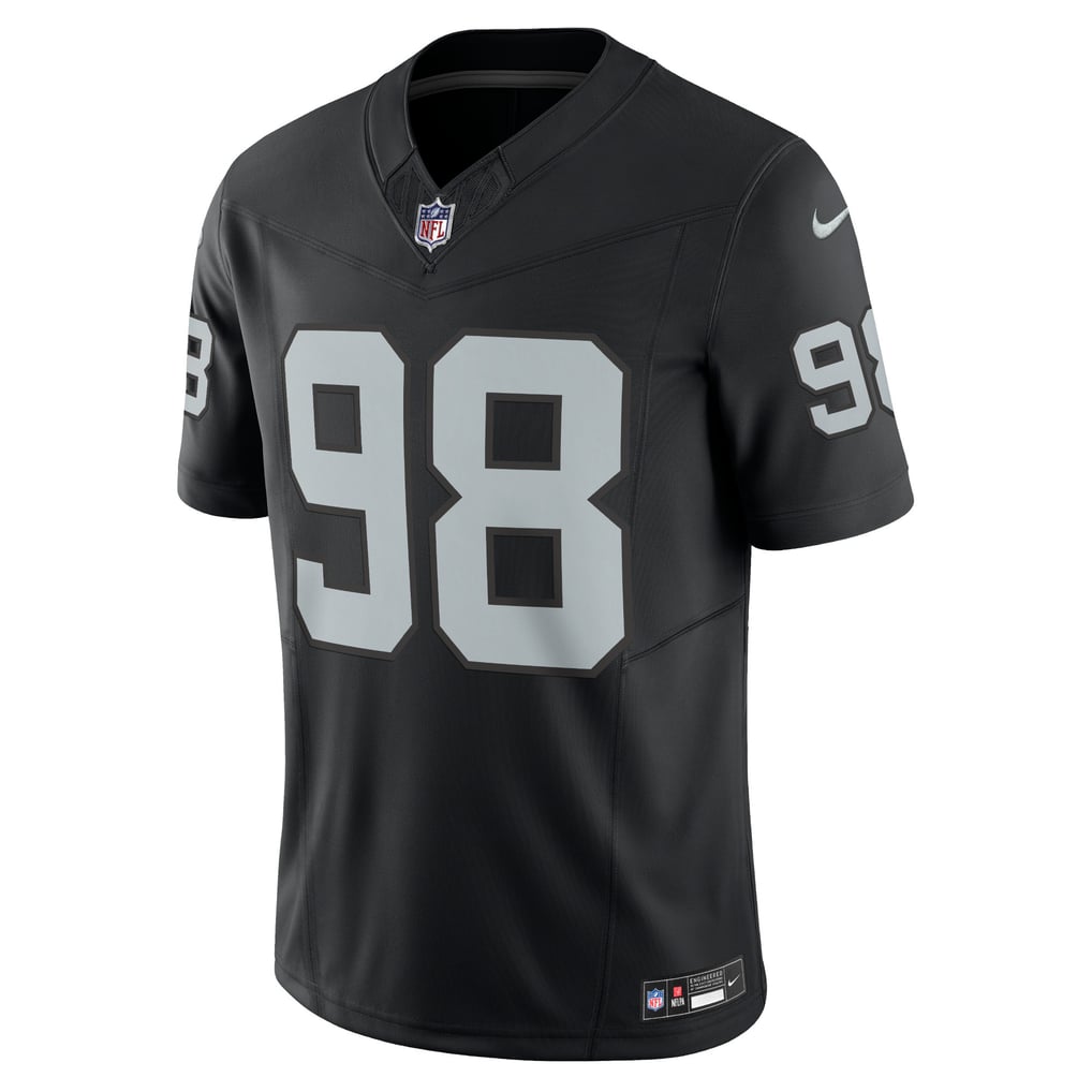Men's Las Vegas Raiders Maxx Crosby Black Vapor F.U.S.E. Limited Jersey