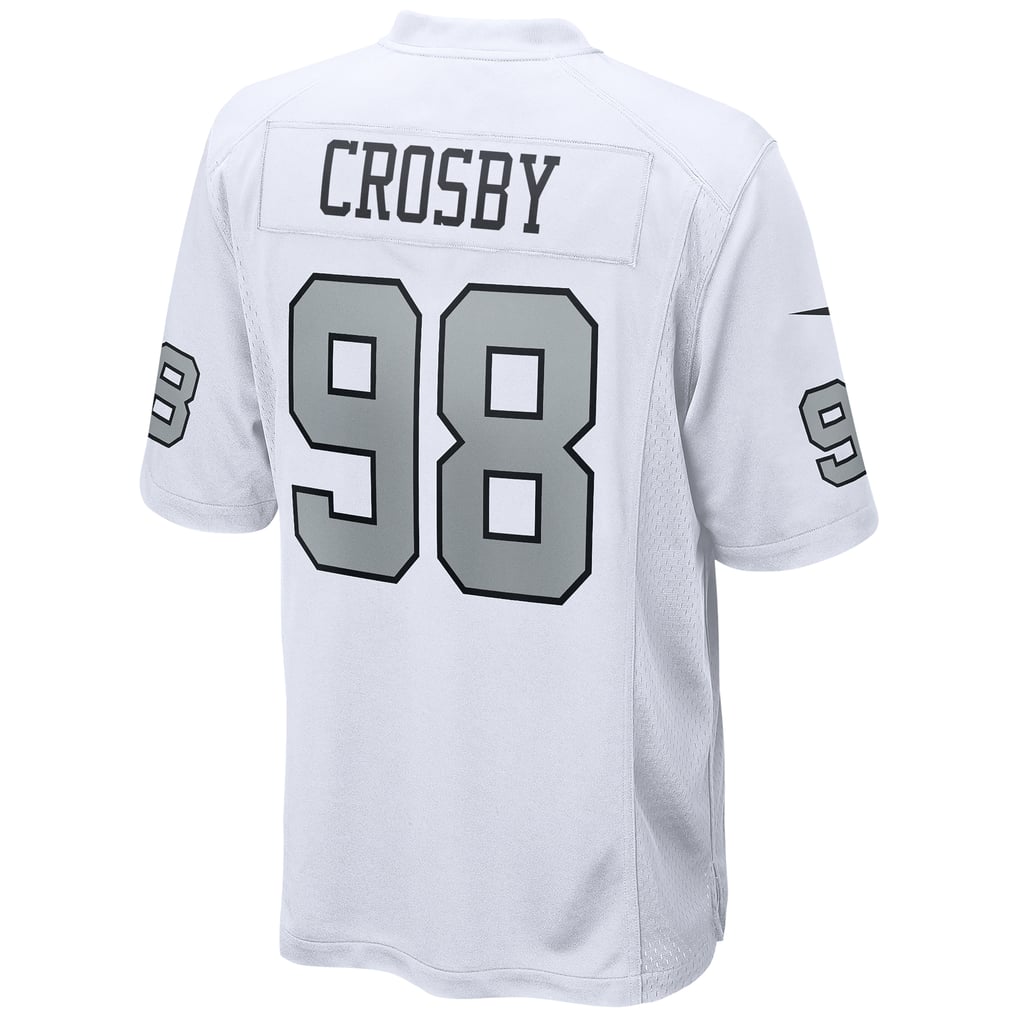 Men's Las Vegas Raiders Maxx Crosby White Alternate Game Jersey